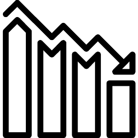Abnehmendes Diagramm